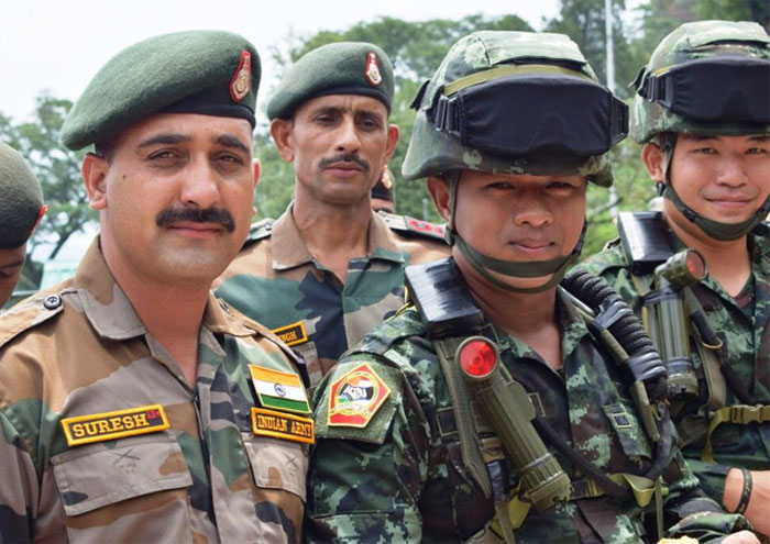 India-Thailand Army contingents train for integrated tactical operations